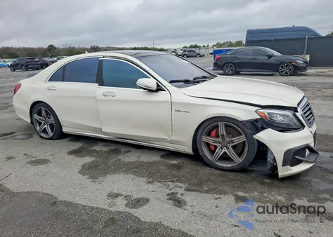 2017 Mercedes-Benz S 63 Amg z USA, uszkodzony, nr VIN WDDUG7JB3HA298674